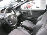 2006 Saturn ION Red Line Quad Coupe Black Interior