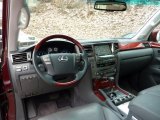 2008 Lexus LX 570 Dark Gray Interior