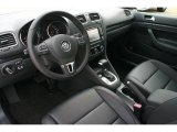 2011 Volkswagen Jetta TDI SportWagen Titan Black Interior