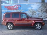 2008 Red Rock Crystal Pearl Jeep Liberty Sport #41112508