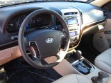 2011 Hyundai Santa Fe Limited Beige Interior