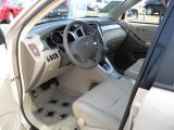 2004 Toyota Highlander I4 Ivory Interior
