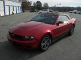 2010 Red Candy Metallic Ford Mustang V6 Premium Convertible #41177721