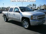 2011 Sheer Silver Metallic Chevrolet Silverado 1500 LT Crew Cab 4x4 #41177736