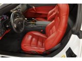 2010 Chevrolet Corvette Grand Sport Coupe Red Interior