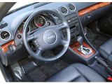 2005 Audi A4 3.0 quattro Cabriolet Ebony Interior
