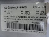 2006 Sebring Color Code for Bright Silver Metallic - Color Code: PS2