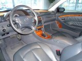 2005 Mercedes-Benz CLK 500 Coupe Charcoal/Dark Blue Interior