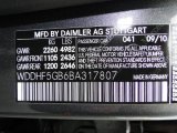 2011 E Color Code for designo Graphite Metallic - Color Code: 041