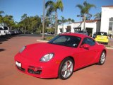 2007 Guards Red Porsche Cayman S #41177171