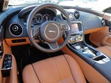 2011 Jaguar XJ XJ Supercharged London Tan/Navy Blue Interior