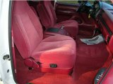 1996 Ford F150 XLT Extended Cab Ruby Red Interior