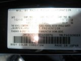 2011 MAZDA3 Color Code for Black Mica - Color Code: 16W