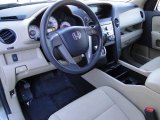 2009 Honda Pilot LX Gray Interior