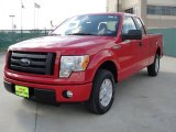 2010 Ford F150 Vermillion Red
