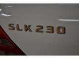 2000 Mercedes-Benz SLK 230 Kompressor Roadster Marks and Logos