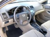 2007 Honda Accord LX V6 Sedan Ivory Interior