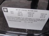 2008 Cadillac STS 4 V8 AWD Info Tag