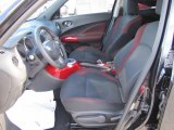 2011 Nissan Juke SV Black/Red w/Red Trim Interior
