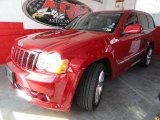 Blaze Red Crystal Pearl Jeep Grand Cherokee in 2009