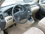 2001 Toyota Highlander V6 4WD Ivory Interior