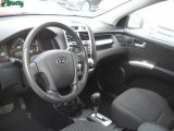 2008 Kia Sportage LX V6 Black Interior