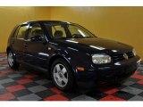 1999 Indigo Blue Pearl Volkswagen Golf GLS 4 Door #41301030