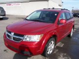 2009 Inferno Red Crystal Pearl Dodge Journey SXT #4124250