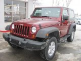 2007 Red Rock Crystal Pearl Jeep Wrangler X 4x4 #41301324