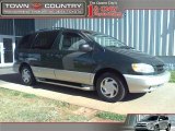 2000 Woodland Pearl Green Metallic Toyota Sienna XLE #41301081