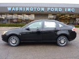 2011 Ebony Black Ford Focus SE Sedan #41373456