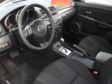2008 Mazda MAZDA3 s Touring Hatchback Black Interior