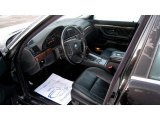 1998 BMW 7 Series 740iL Sedan Black Interior