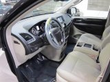 2011 Chrysler Town & Country Touring - L Black/Light Graystone Interior
