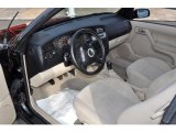 2000 Volkswagen Cabrio GL Beige Interior