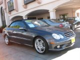 2008 Steel Grey Metallic Mercedes-Benz CLK 550 Cabriolet #41404043