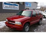 2002 Victory Red Chevrolet Blazer LS 4x4 #41404087