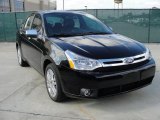 2011 Ebony Black Ford Focus SEL Sedan #41404101