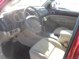 2011 Toyota Tacoma V6 Double Cab 4x4 Sand Beige Interior