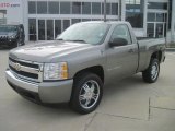 2008 Graystone Metallic Chevrolet Silverado 1500 LS Regular Cab #41423607
