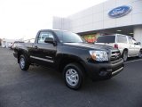 2010 Black Sand Pearl Toyota Tacoma Regular Cab #41423465