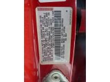 2000 Toyota ECHO Sedan Info Tag