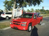 2005 Victory Red Chevrolet Colorado LS Extended Cab #41423393