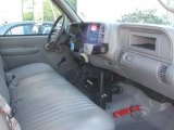 2001 Chevrolet Silverado 3500 Regular Cab Chassis Utility Bucket Medium Gray Interior