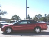 2006 Inferno Red Crystal Pearl Chrysler Sebring Convertible #41459725
