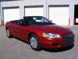 Inferno Red Crystal Pearl Chrysler Sebring in 2006