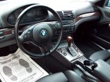 2002 BMW 3 Series 325i Coupe Black Interior