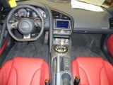2011 Audi R8 Spyder 5.2 FSI quattro Red Nappa Leather Interior