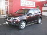 2011 Dark Cherry Kia Sorento LX #41460001