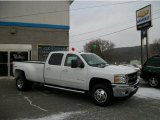 2011 Summit White Chevrolet Silverado 3500HD LTZ Crew Cab 4x4 Dually #41459651